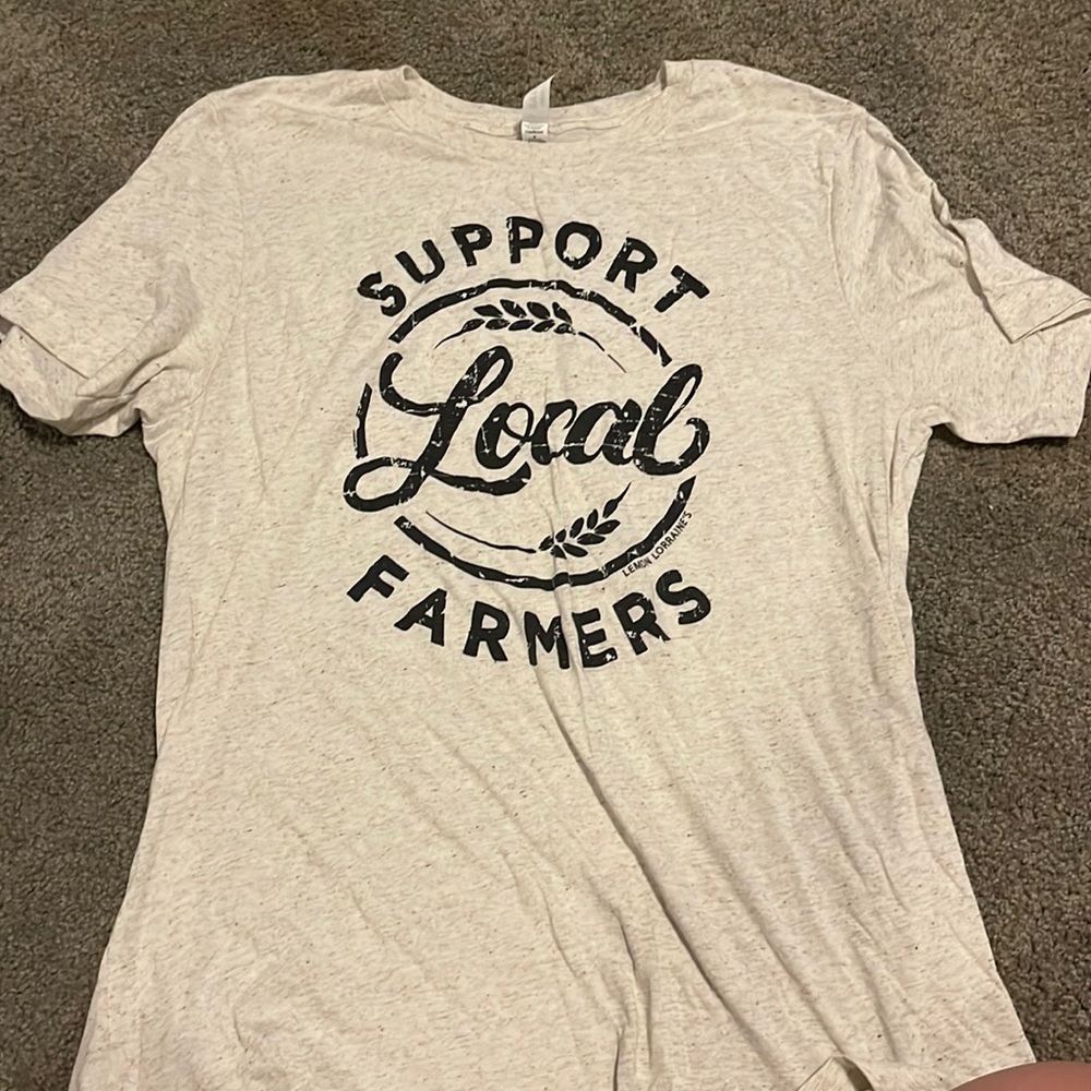 Support local farmers t shirt